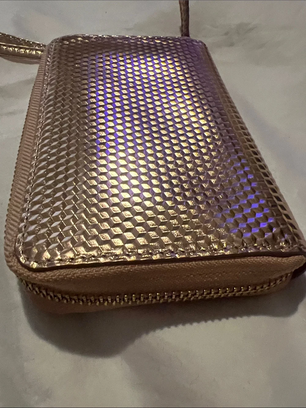 Tory Burch shiny metallic